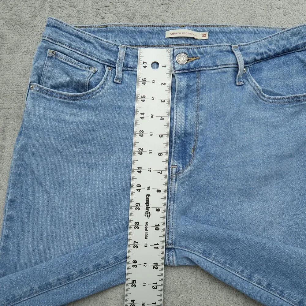 Levi's 725 Jeans Women's Size 32 Blue High-Rise Bootcut Denim 29